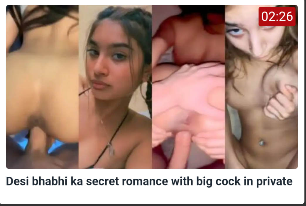 Desi bhabhi ka secret romance with big cock in private