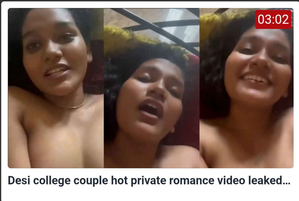 Desi college couple hot private romance video leaked online